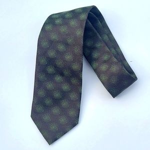 A Sharp Looking Green Pattern Tie Size (OS)